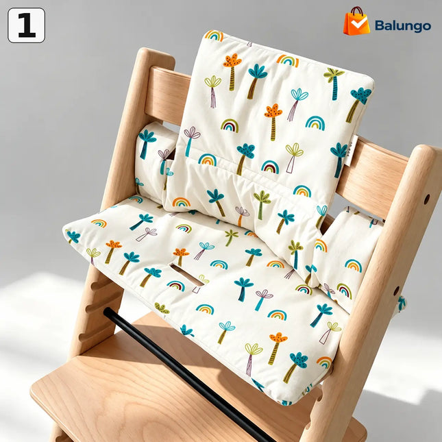 TippyCush™ Kinderstoelbekleding | Meer comfort tijdens het zitten, waterafstotend, wasbaar en passend op de Stokke® Tripp Trapp®