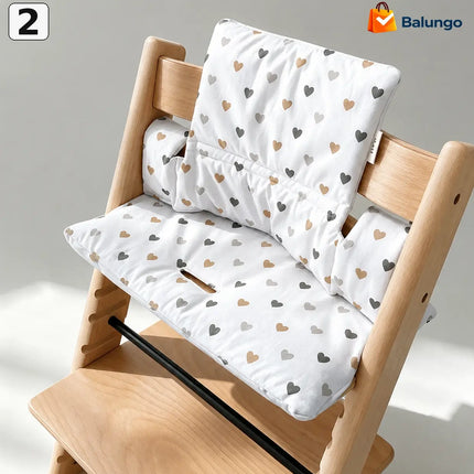 TippyCush™ Kinderstoelbekleding | Meer comfort tijdens het zitten, waterafstotend, wasbaar en passend op de Stokke® Tripp Trapp®