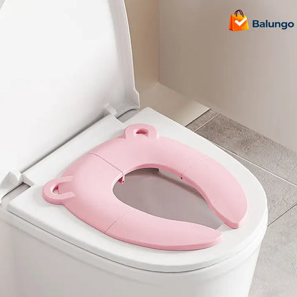 ZitMee™ Opvouwbare kindertoiletbril | Jouw kind altijd naar een schoon en passend toilet, thuis én onderweg!