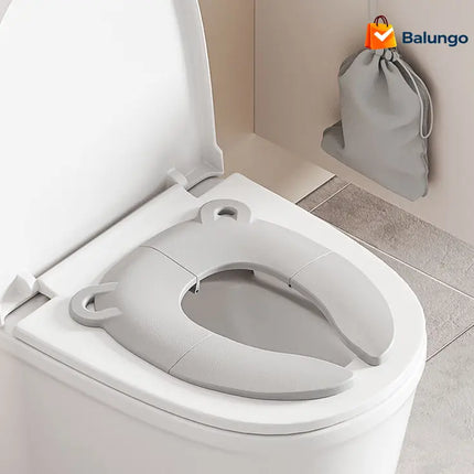 ZitMee™ Opvouwbare kindertoiletbril | Jouw kind altijd naar een schoon en passend toilet, thuis én onderweg!