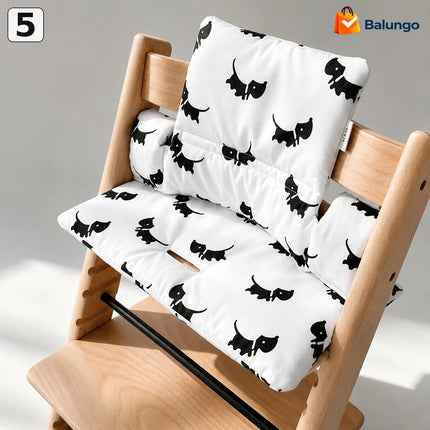 TippyCush™ Kinderstoelbekleding | Meer comfort tijdens het zitten, waterafstotend, wasbaar en passend op de Stokke® Tripp Trapp®
