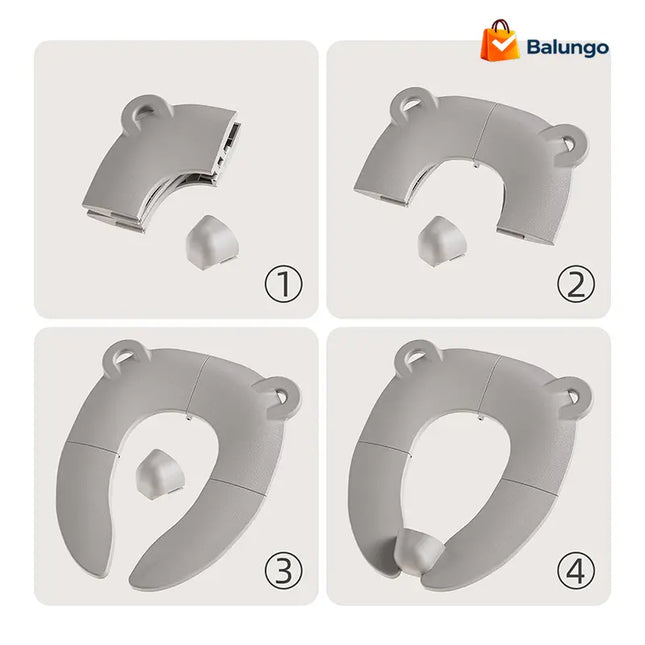 ZitMee™ Opvouwbare kindertoiletbril | Jouw kind altijd naar een schoon en passend toilet, thuis én onderweg!
