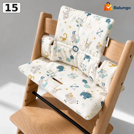 TippyCush™ Kinderstoelbekleding | Meer comfort tijdens het zitten, waterafstotend, wasbaar en passend op de Stokke® Tripp Trapp®