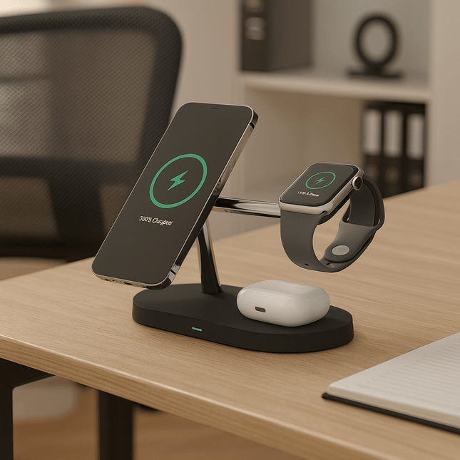 MagTrio™ Laadstation | Laad je iPhone, Watch en AirPods tegelijk op