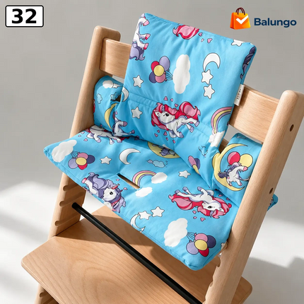 TippyCush™ Kinderstoelbekleding | Meer comfort tijdens het zitten, waterafstotend, wasbaar en passend op de Stokke® Tripp Trapp®