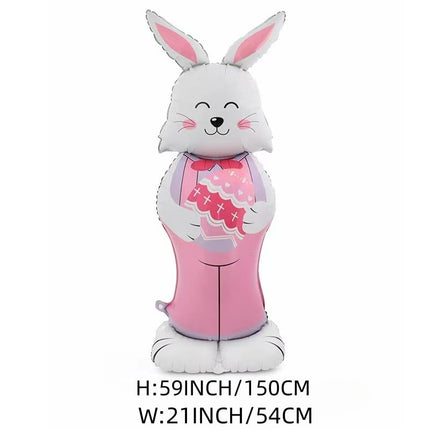 BunnyGlow™ 3D Folieballonnen | Maak jouw paastfeest onvergetelijk met levensgrote paasbalonnen