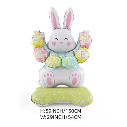 BunnyGlow™ 3D Folieballonnen | Maak jouw paastfeest onvergetelijk met levensgrote paasbalonnen
