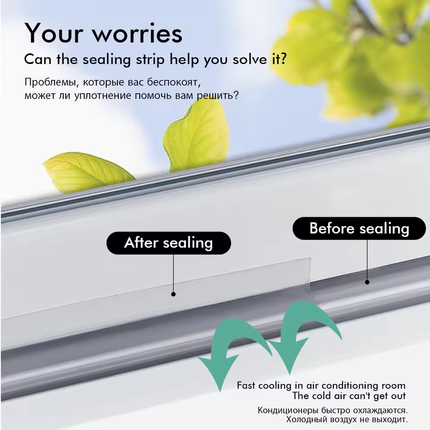 SealGuard™ Deurafdichtingsstrip | Houd geluid, insecten en tocht buiten in één simpele oplossing