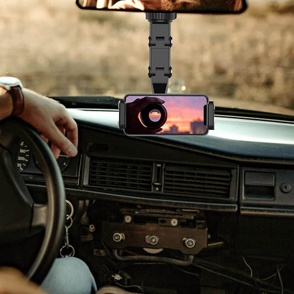 DriveView™ Telefoonhouder Spiegel | Veilig navigeren zonder je blik van de weg te halen