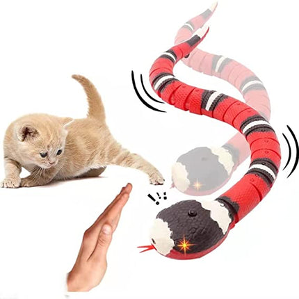 SnakePlay™ Interactief Kattenspeeltje | Realistische slang die jouw kat blijft uitdagen