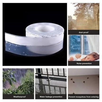 SealGuard™ Deurafdichtingsstrip | Houd geluid, insecten en tocht buiten in één simpele oplossing