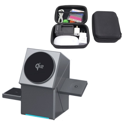 3-in-1 Opvouwbaar Magnetisch Draadloos Laadstation | Laad al je apparaten tegelijk en zonder kabels op