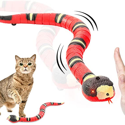 SnakePlay™ Interactief Kattenspeeltje | Realistische slang die jouw kat blijft uitdagen