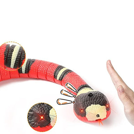SnakePlay™ Interactief Kattenspeeltje | Realistische slang die jouw kat blijft uitdagen