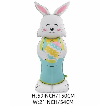 BunnyGlow™ 3D Folieballonnen | Maak jouw paastfeest onvergetelijk met levensgrote paasbalonnen