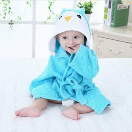 CuddleZoo™ Baby Badjas met Dierenprint | Zacht, warm en onweerstaanbaar schattig na elk badmoment