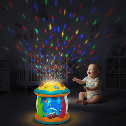 LumiBeats™ Baby Drum | Speel, ontdek en ontwikkel met licht en geluid