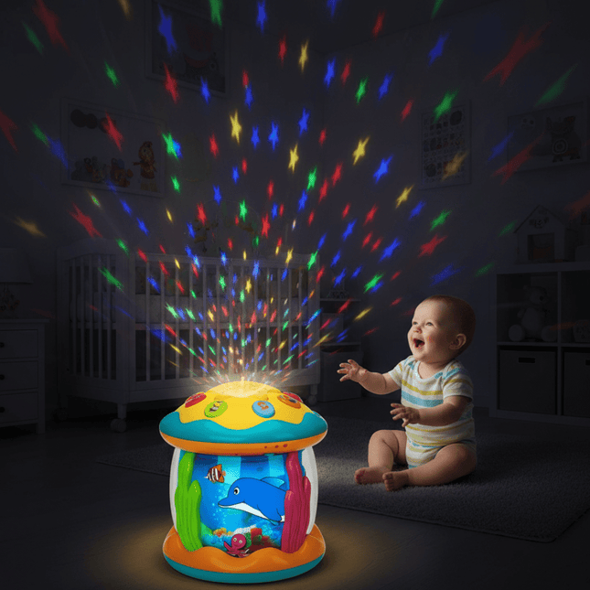 LumiBeats™ Baby Drum | Speel, ontdek en ontwikkel met licht en geluid