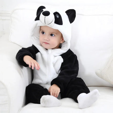 CuddleCritters™ Baby Rompertjes met Dierenprint | Zacht, warm en onweerstaanbaar schattig voor elke dag