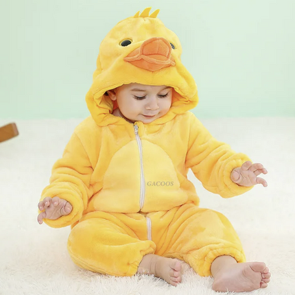 CuddleCritters™ Baby Rompertjes met Dierenprint | Zacht, warm en onweerstaanbaar schattig voor elke dag