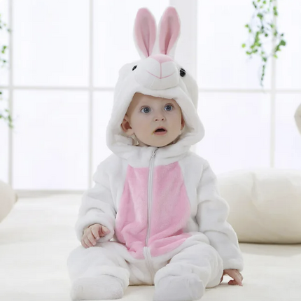 CuddleCritters™ Baby Rompertjes met Dierenprint | Zacht, warm en onweerstaanbaar schattig voor elke dag
