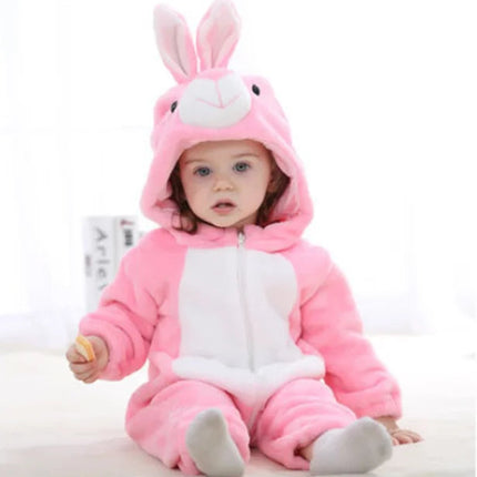 CuddleCritters™ Baby Rompertjes met Dierenprint | Zacht, warm en onweerstaanbaar schattig voor elke dag