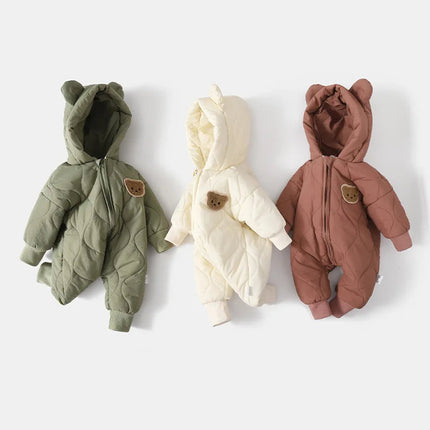 BearSnuggle™ Baby Winteroverall | Warm, zacht en onweerstaanbaar schattig