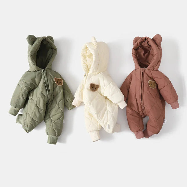 BearSnuggle™ Baby Winteroverall | Warm, zacht en onweerstaanbaar schattig