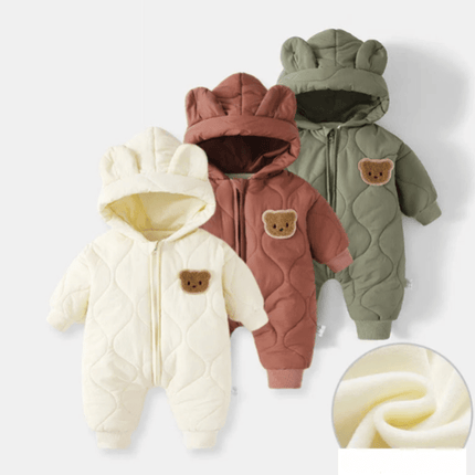 BearSnuggle™ Baby Winteroverall | Warm, zacht en onweerstaanbaar schattig