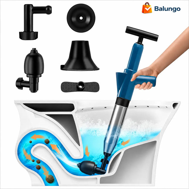 DrainPro™ Hogedruk ontstopper | Zelfstandig en eenvoudig vertoppingen oplossen, zonder dure hulp in te huren!