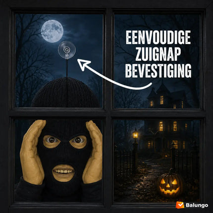 PeekScare™ Griezelige Halloween raamdecoratie | Een onverwachte blik die iedereen de stuipen op het lijf jaagt