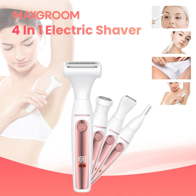 SilkTrim™ 4-in-1 Body Trimmer | Zijdezacht resultaat zonder irritatie, overal en altijd