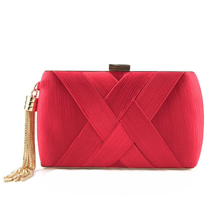 BellaVine™ Avondtas | Elegante satijnen clutch voor stijlvolle avonden en speciale momenten