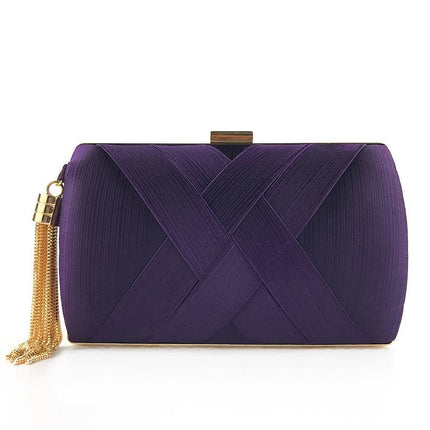 BellaVine™ Avondtas | Elegante satijnen clutch voor stijlvolle avonden en speciale momenten