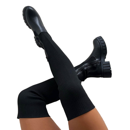 OverTheKnee™ Dijhoge Laarzen | Trendy en comfortabele laarzen voor elke gelegenheid