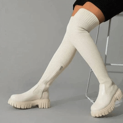 OverTheKnee™ Dijhoge Laarzen | Trendy en comfortabele laarzen voor elke gelegenheid