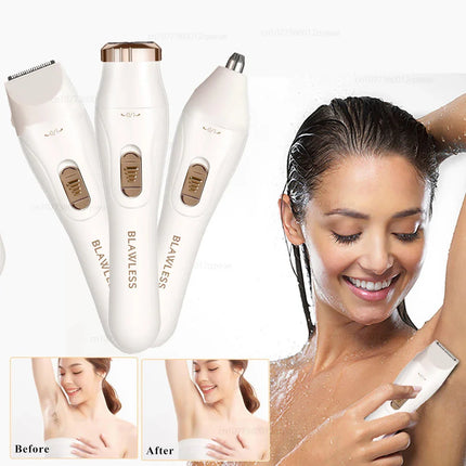 SilkShave™ Dames Scheertrimmer | Glad, snel en comfortabel ontharen