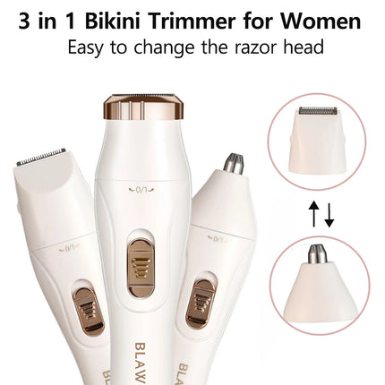 SilkShave™ Dames Scheertrimmer | Glad, snel en comfortabel ontharen
