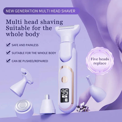 SilkCare™ 5-in-1 Dames Scheerapparaat | Multifunctioneel, glad en moeiteloos