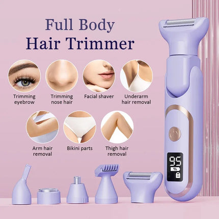 SilkCare™ 5-in-1 Dames Scheerapparaat | Multifunctioneel, glad en moeiteloos