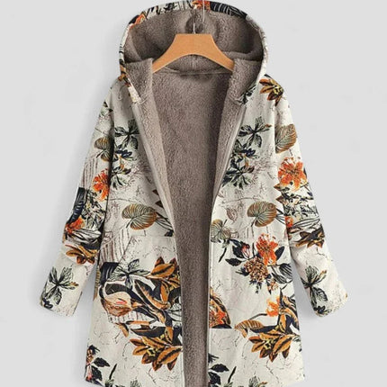 CozyBloom™ Dames Fleecejack met Capuchon | Warm, lichtgewicht en perfect voor laagjes