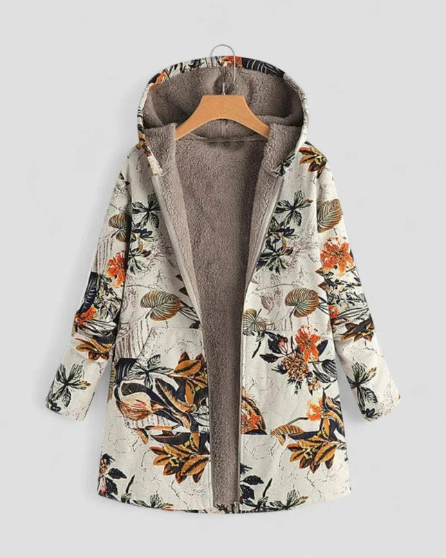 CozyBloom™ Dames Fleecejack met Capuchon | Warm, lichtgewicht en perfect voor laagjes