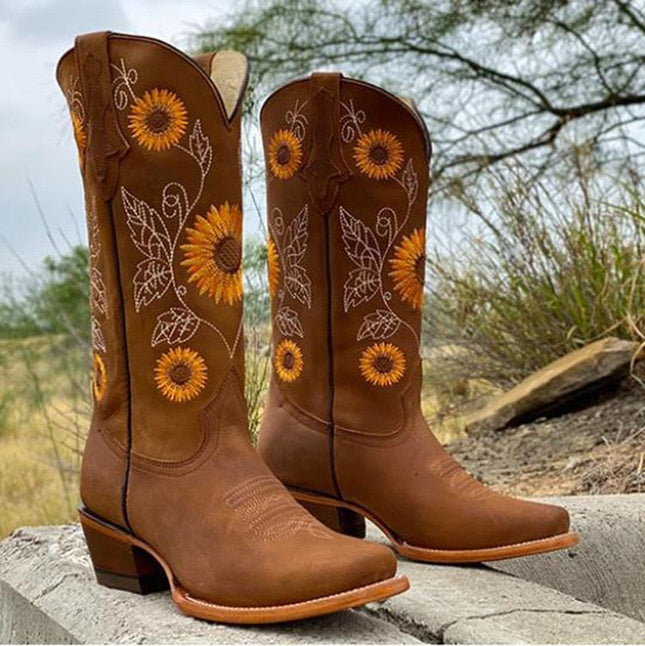 Mira™ Dames Laarzen Boho Chic | Unieke stijl en comfort voor een vrije, creatieve look