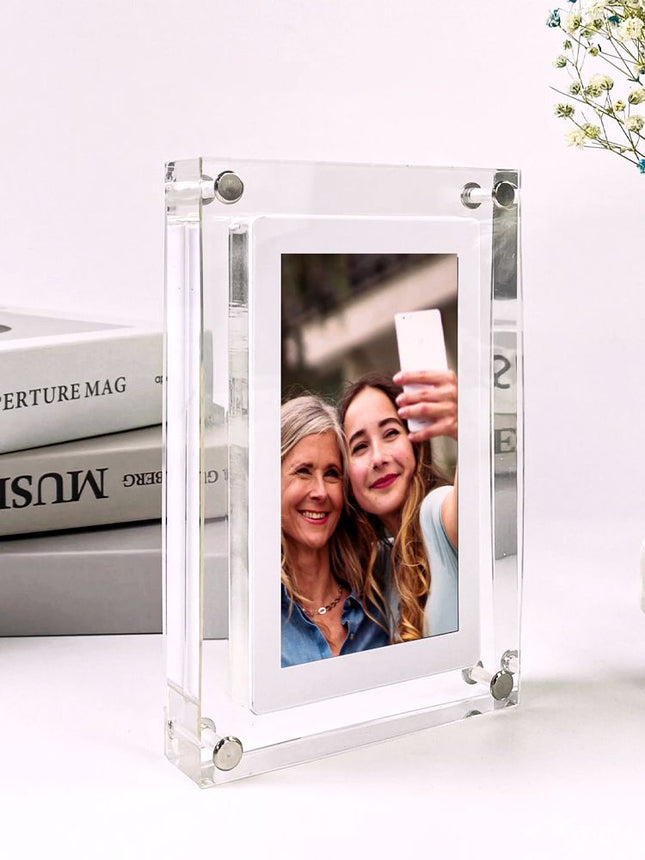 MemoryFrame™ Digitale Fotolijst Acryl | Breng je mooiste herinneringen tot leven in beeld en video