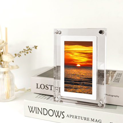 MemoryFrame™ Digitale Fotolijst Acryl | Breng je mooiste herinneringen tot leven in beeld en video