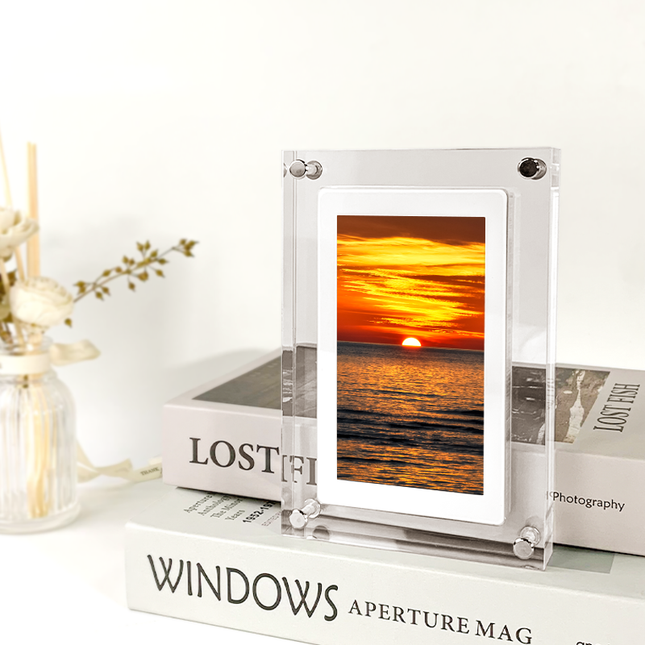 MemoryFrame™ Digitale Fotolijst Acryl | Breng je mooiste herinneringen tot leven in beeld en video
