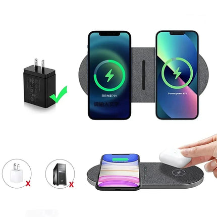 ChargeDock™ Laadstation | Draadloos en supersnel opladen voor al je devices