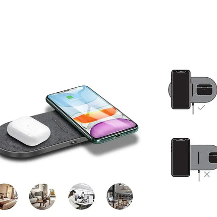 ChargeDock™ Laadstation | Draadloos en supersnel opladen voor al je devices