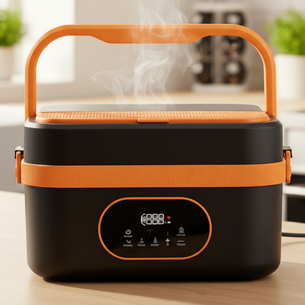 HeatBox™ Draadloze Lunchbox | Geniet overal van een warme maaltijd zonder magnetron