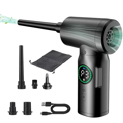 AirClean™ 2-in-1 Luchtzuiger en Blazer | Krachtig reinigen en stofvrij maken in één compact apparaat